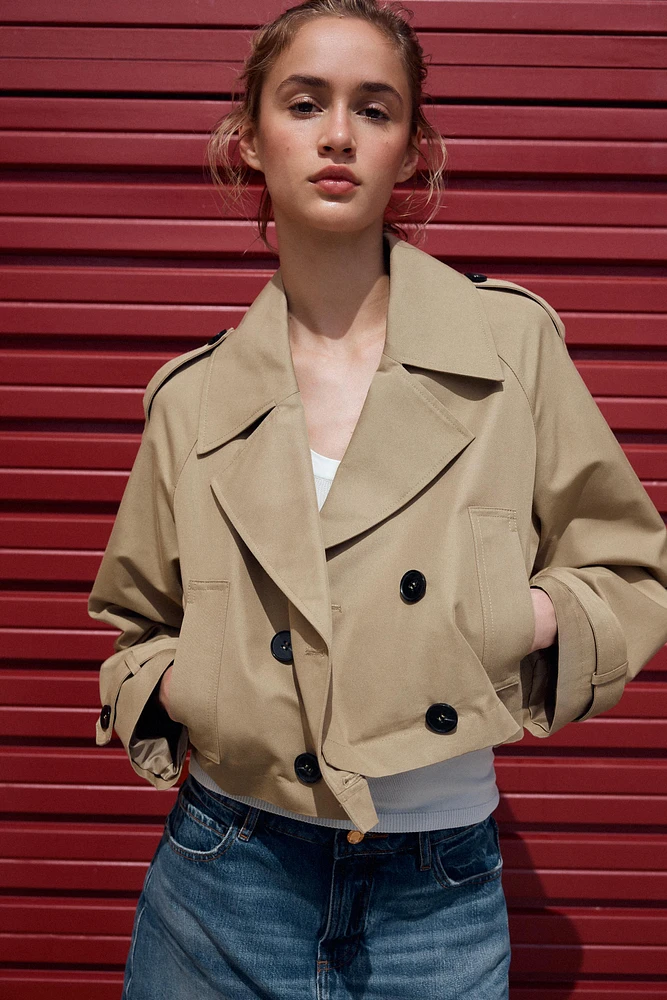 VESTE COURTE CROISÉE