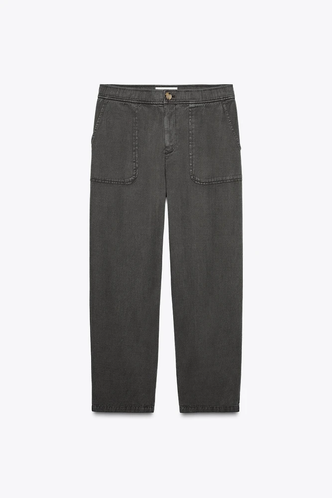 ELASTIC WAIST PANTS