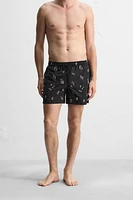 EMBROIDERED REGULAR SWIMSUIT