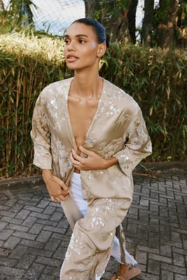 MANTEAU KIMONO SEQUINS