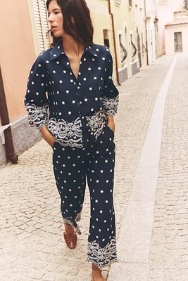 PANTALON JUPE-CULOTTE BROD