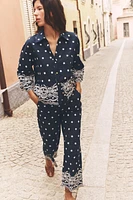 PANTALON JUPE-CULOTTE BROD