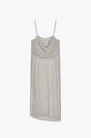 CUT OUT KNIT LONG TOP