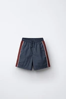 TECHNICAL SHORTS WITH SIDE STRIPES