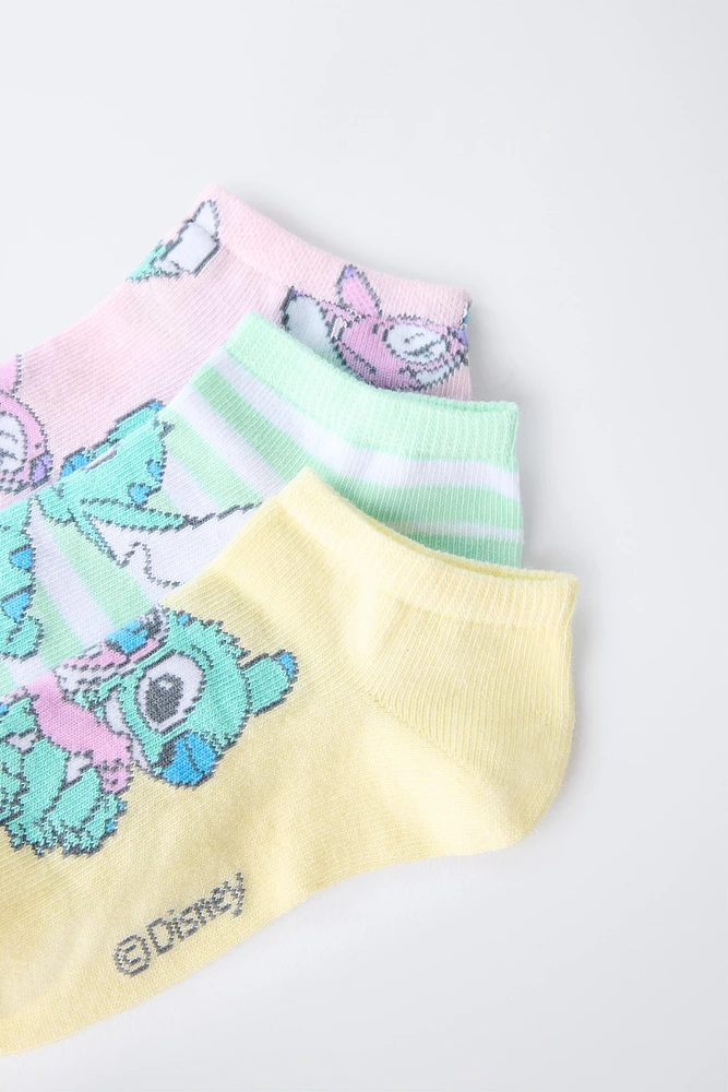 THREE-PACK OF LILO & STITCH © DISNEY SHORT SOCKS