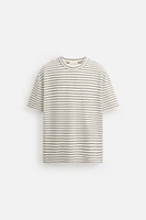 JACQUARD STRIPED T-SHIRT