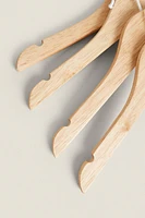 PACK OF CHILDREN’S WOODEN HANGERS (PACK OF 4)