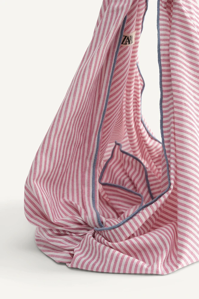 KNOTTED SHOULDER BAG