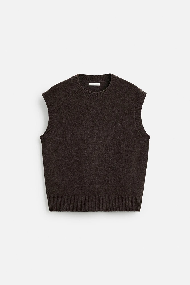 WOOL KNIT VEST