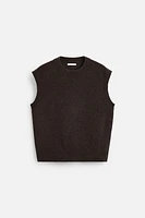 WOOL KNIT VEST