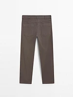 Faux jean léger relaxed fit