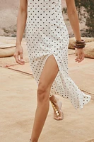 POLKA DOT MIDI DRESS