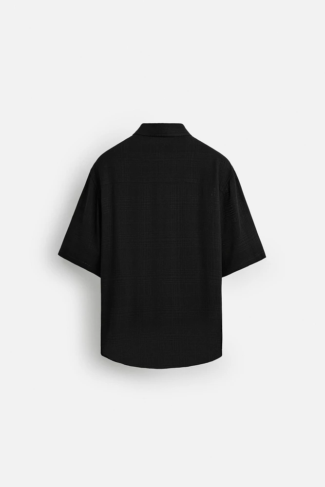 CHECKERED JACQUARD SHIRT