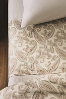 PAISLEY-PRINT FLAT SHEET