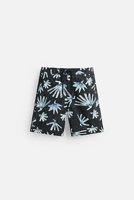 FLORAL PRINT LONG SWIMSUIT
