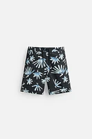 FLORAL PRINT LONG SWIMSUIT