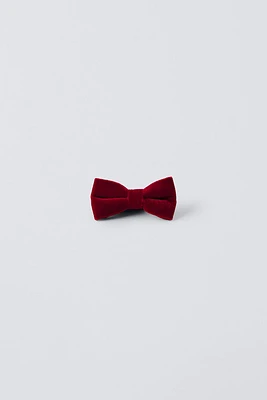 VELVET BOW TIE