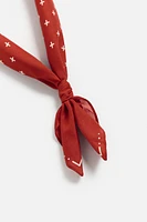 BANDANA À IMPRIMÉ GÉOMÉTRIQUE