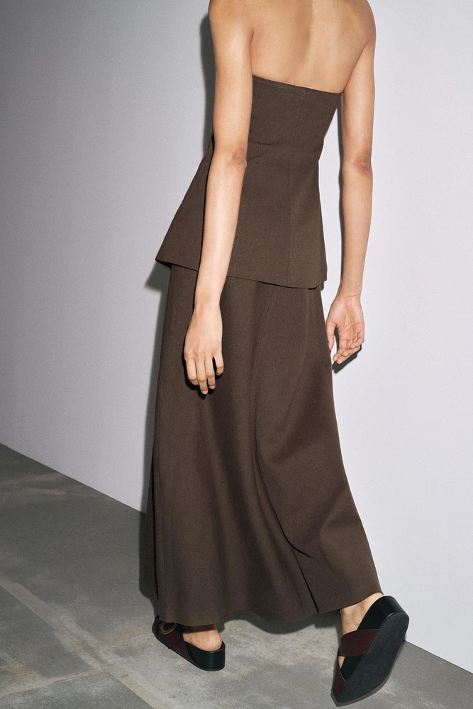 ZW COLLECTION STRAPLESS DRESS