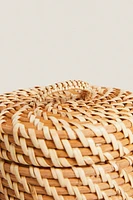 KIDS’ RATTAN HAMPER WITH LID