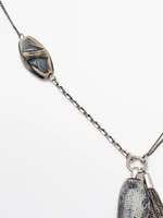 Contrast ceramic necklace