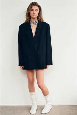 OVERSIZED DOUBLE BREASTED BLAZER