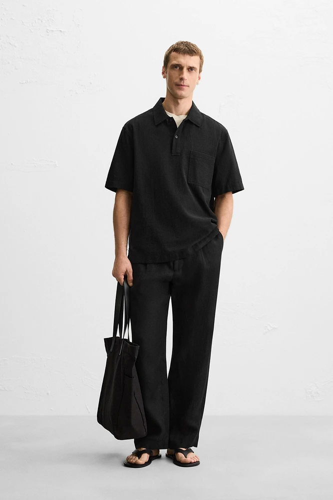 JACQUARD CHECK POLO SHIRT