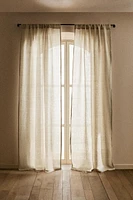 MEDIUM OPACITY FADED LINEN CURTAIN