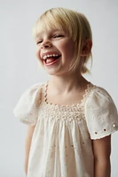 FLORAL EMBROIDERED DRESS