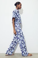 FLORAL PRINT PANTS