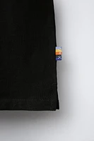 PLAIN SLEEVELESS T-SHIRT WITH LABEL