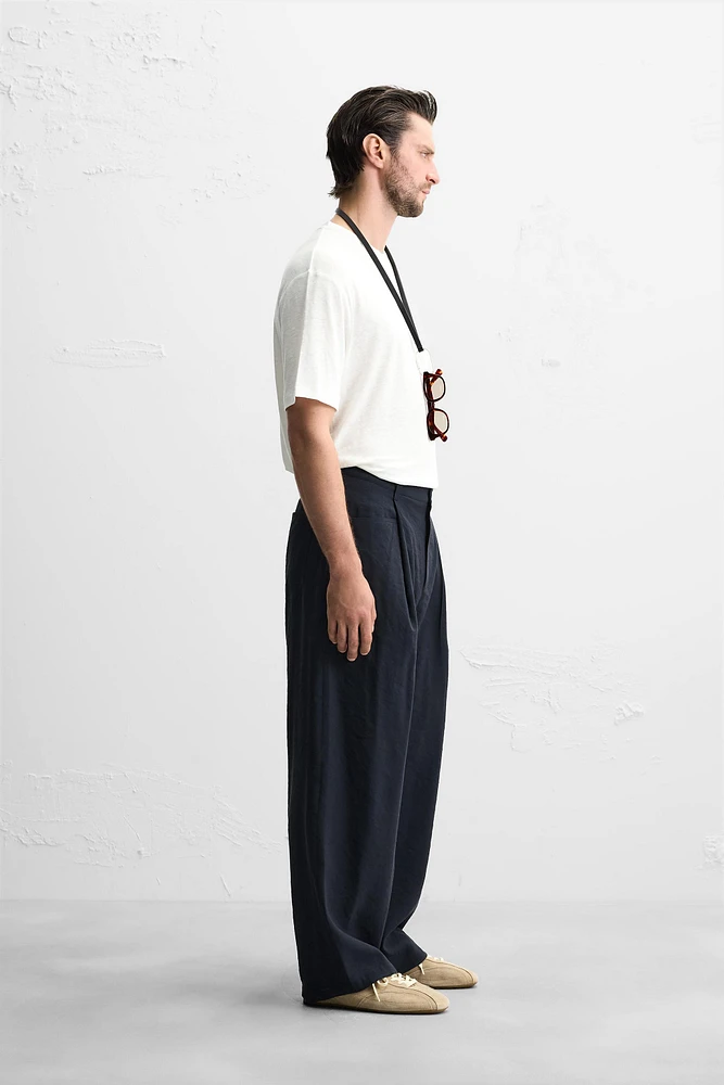 T-SHIRT MÉLANGE LIN
