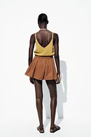 ELASTIC WAIST SHORTS