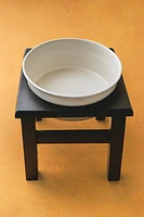 PET FOOD BOWL WITH STAND