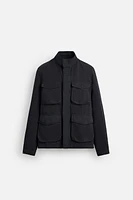 VESTE COTON - LIN POCHES