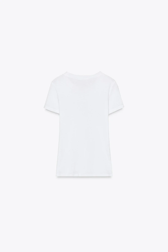 SHORT SLEEVE COTTON T-SHIRT