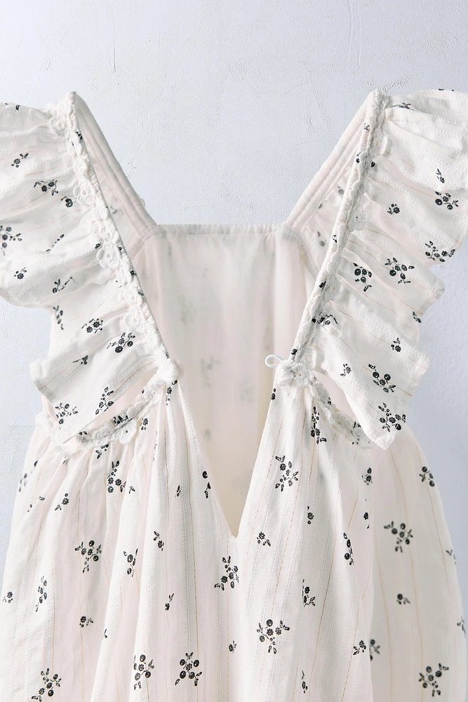 AGES 2-5/ LIMITED EDITION SPARKLY FLORAL DRESS