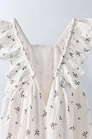AGES 2-5/ LIMITED EDITION SPARKLY FLORAL DRESS