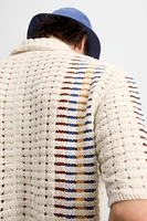 CHEMISE CROCHET RAYURES