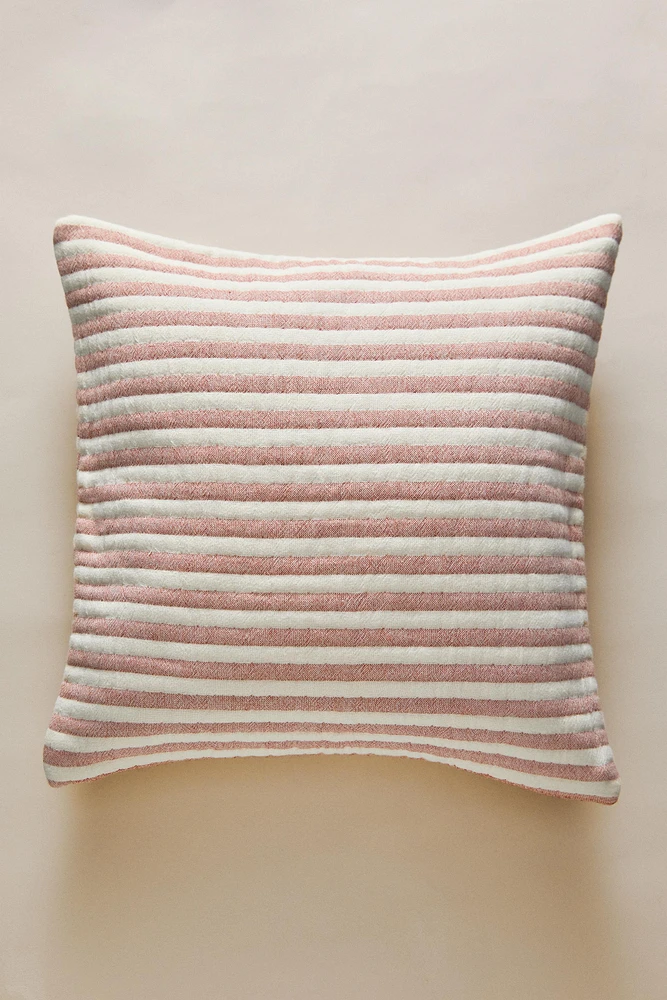 HOUSSE DE COUSSIN ENFANT GAZE RAYURES