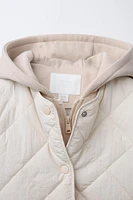 HOODED QUILTED JACKET