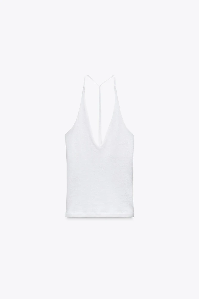 TOP HALTER BRIDE DOS
