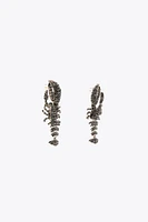 SPARKLY LOBSTER EARRINGS