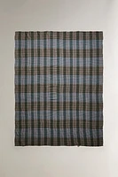 PLAID LAINE CARREAUX