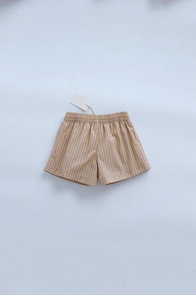 TIMELESZ - STRIPED SWIM SHORTS