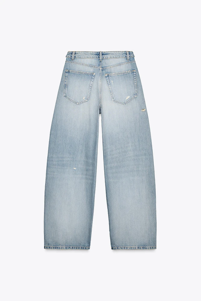 JEAN TRF REVERS TAILLE HAUTE
