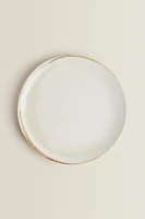 ROUND STONEWARE SERVING DISH