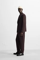 REGULAR FIT SUIT PANTS