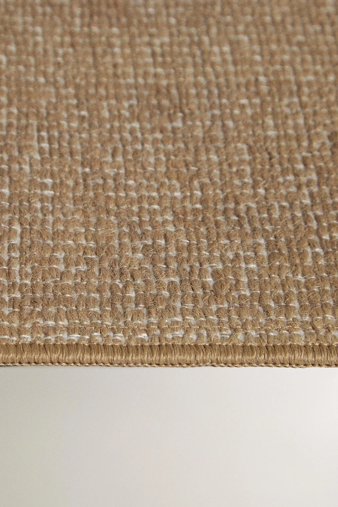 TAPIS PRINT SUR JUTE