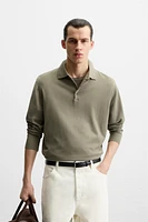 KNIT COTTON POLO SHIRT